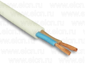 ПВС 2х0,75 белый